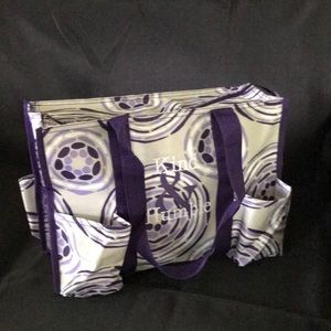 Zip Top Organizing Utility Tote